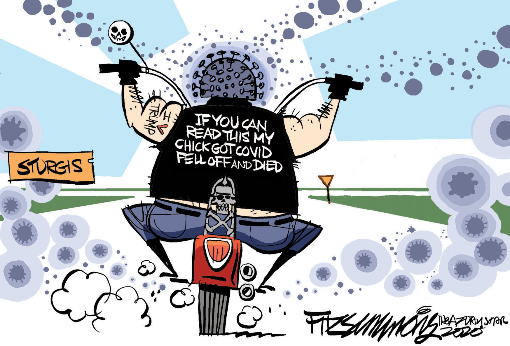 Daily Fitz Cartoon: Sturgis